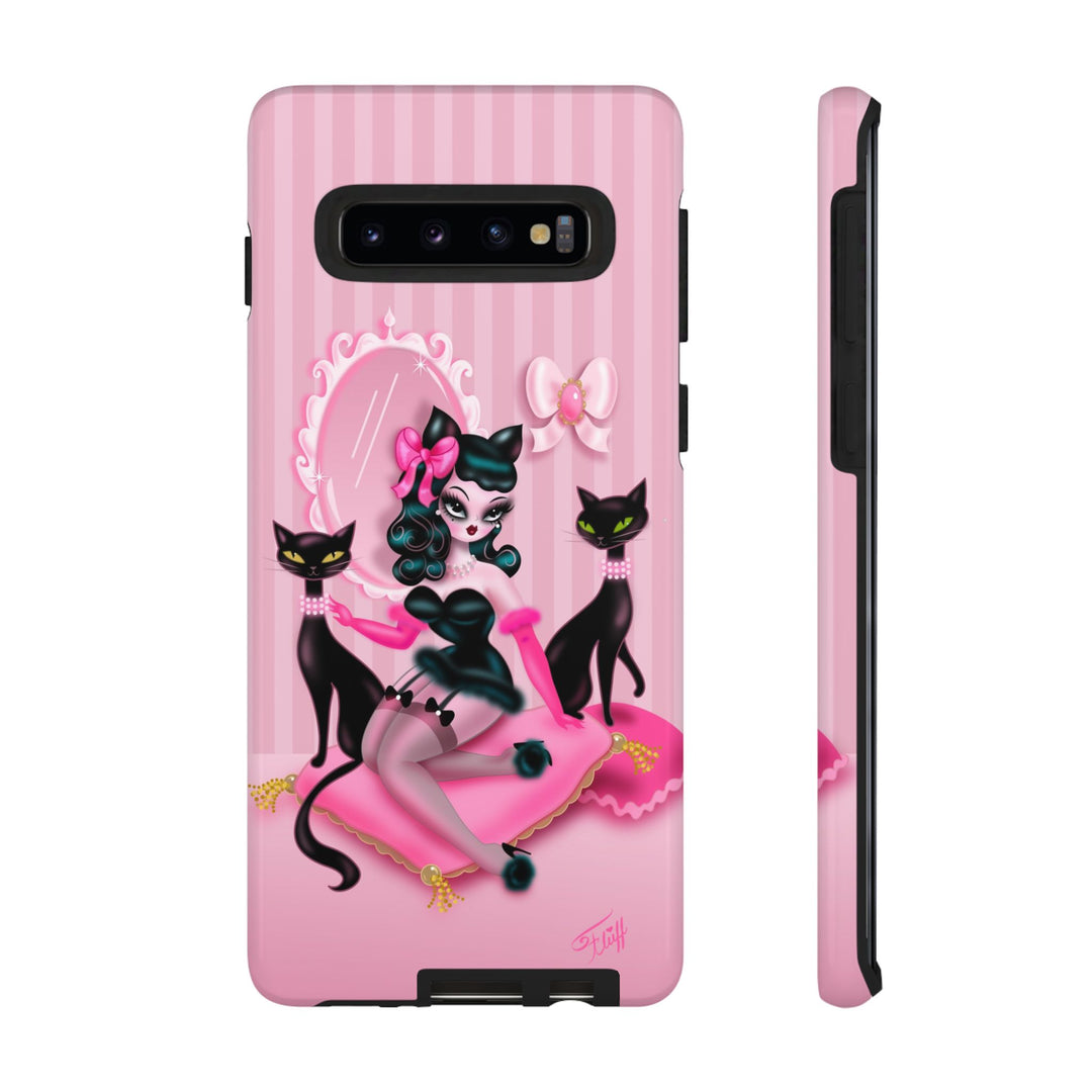 Kitten Boudoir Doll • Tough Phone Case