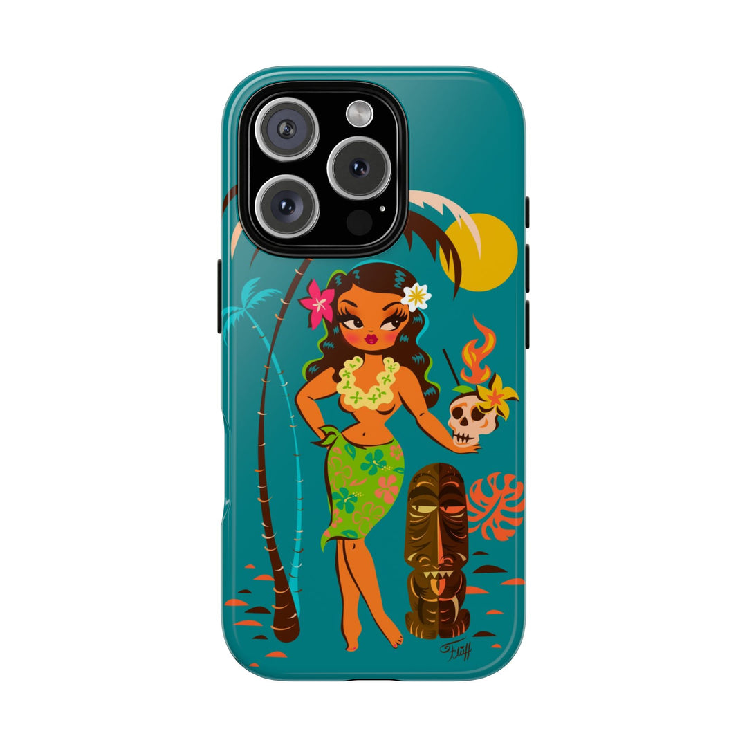 Tiki Temptress • With Skull Mug • Phone Case