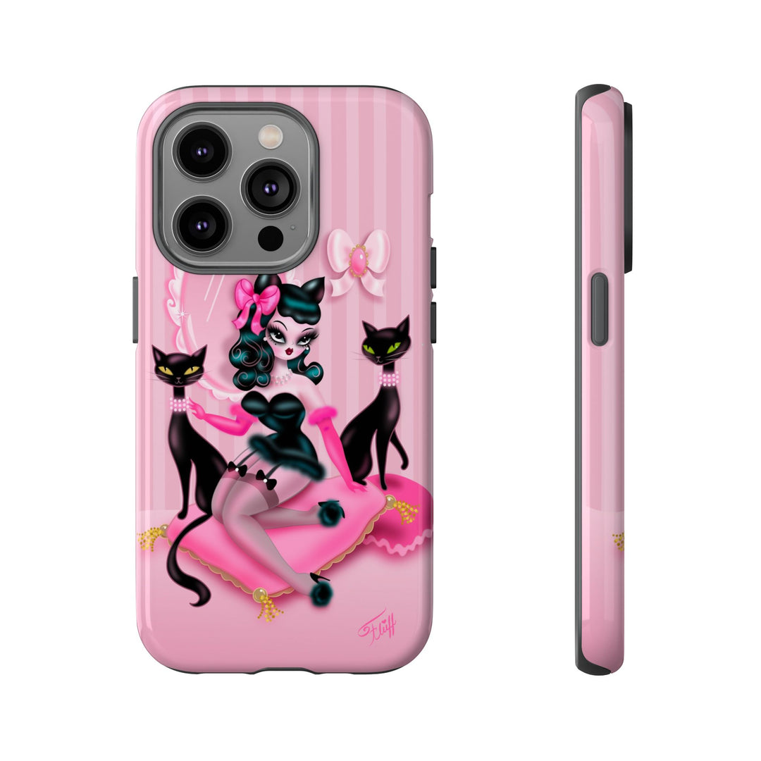 Kitten Boudoir Doll • Tough Phone Case