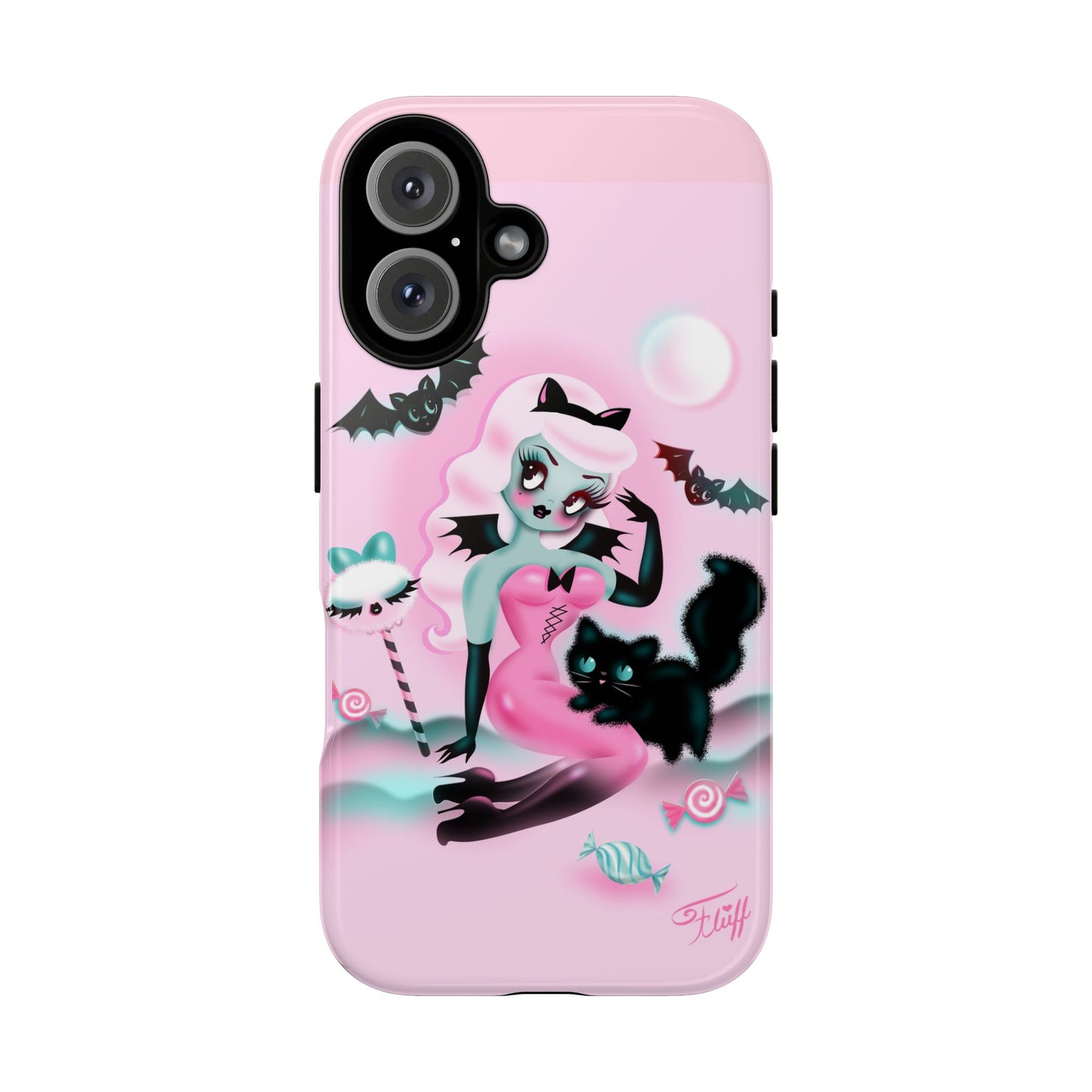 Pastel Candy Vampire with Kitty • Tough Phone Case