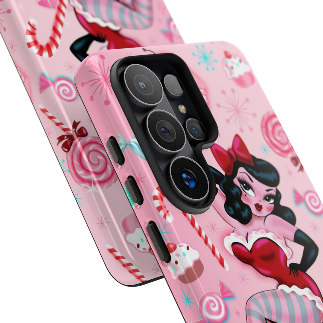 Candy Cane Martini Girl • Case Mate Galaxy S7 & S9 Slim Phone Case