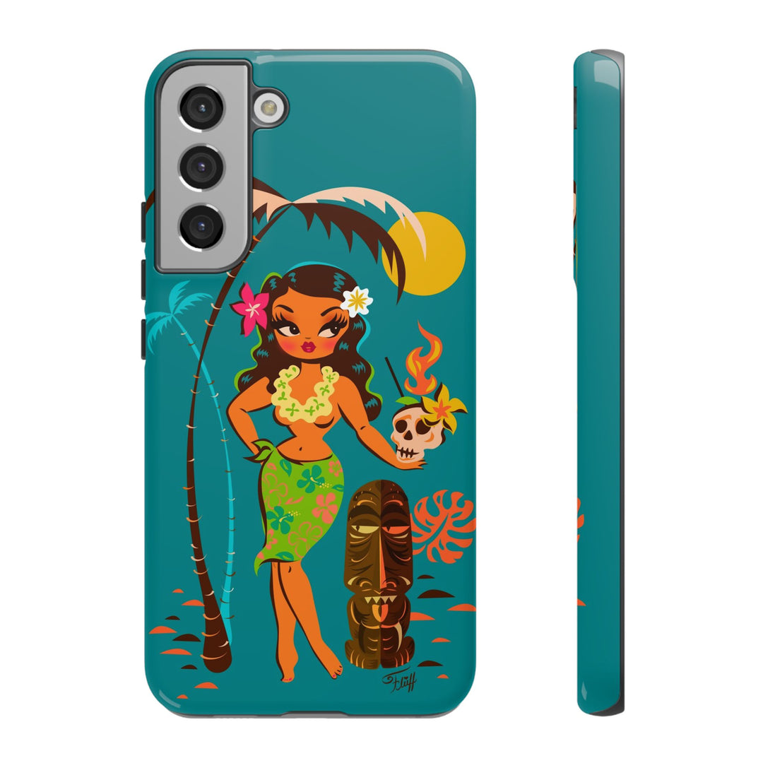 Tiki Temptress • With Skull Mug • Phone Case