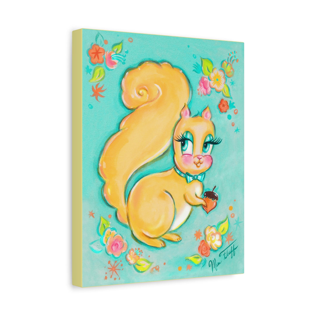 Cute Lemon Squirrel • Canvas Gallery Wrap