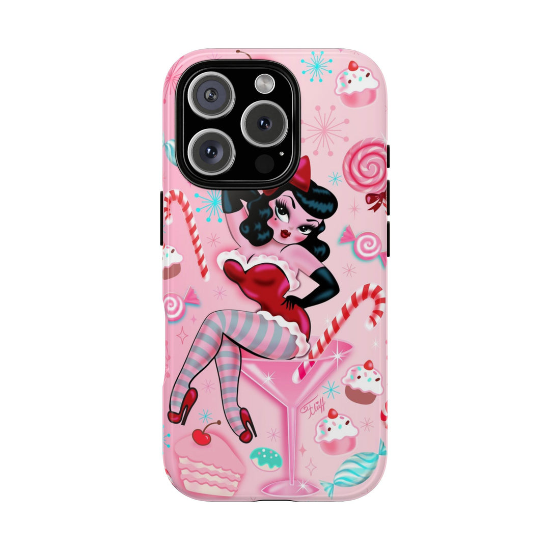 Candy Cane Martini Girl • Case Mate Galaxy S7 & S9 Slim Phone Case