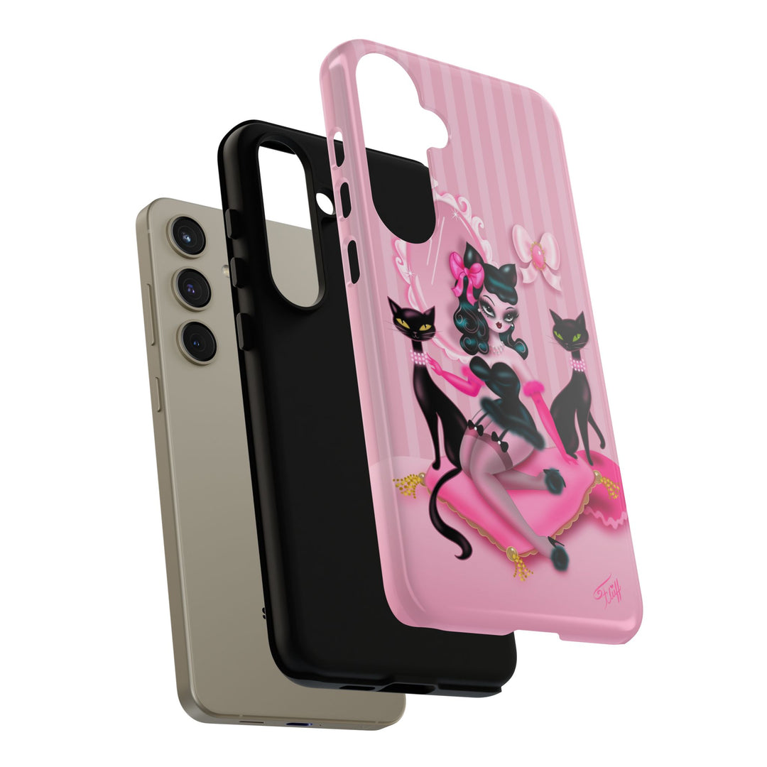 Kitten Boudoir Doll • Tough Phone Case