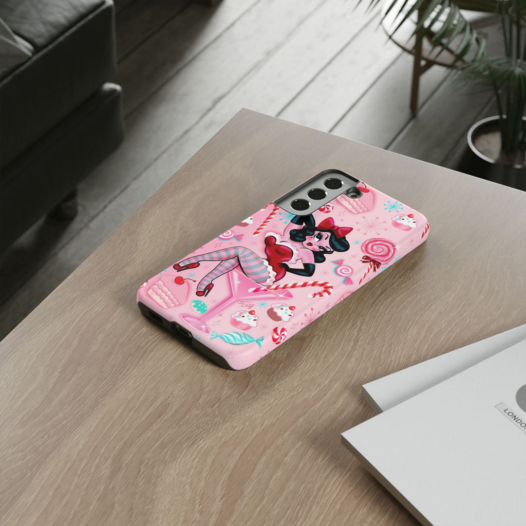 Candy Cane Martini Girl • Case Mate Galaxy S7 & S9 Slim Phone Case