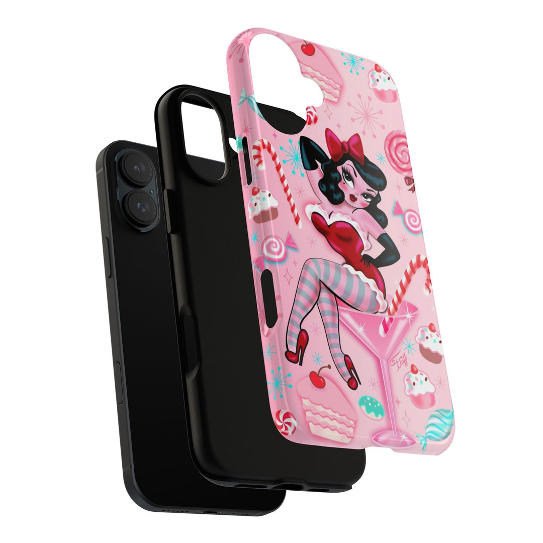 Candy Cane Martini Girl • Case Mate Galaxy S7 & S9 Slim Phone Case