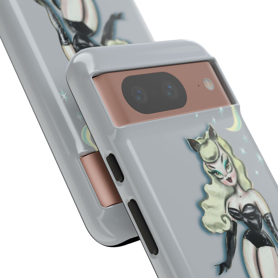 Blonde Cat Girl • Tough Phone Case
