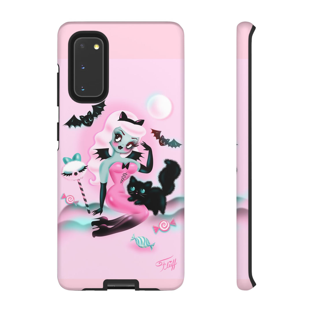 Pastel Candy Vampire with Kitty • Tough Phone Case