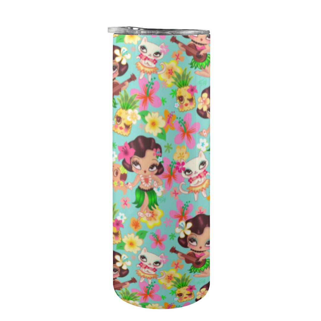 Hula Lulu Aqua • Tall Tumbler 20oz