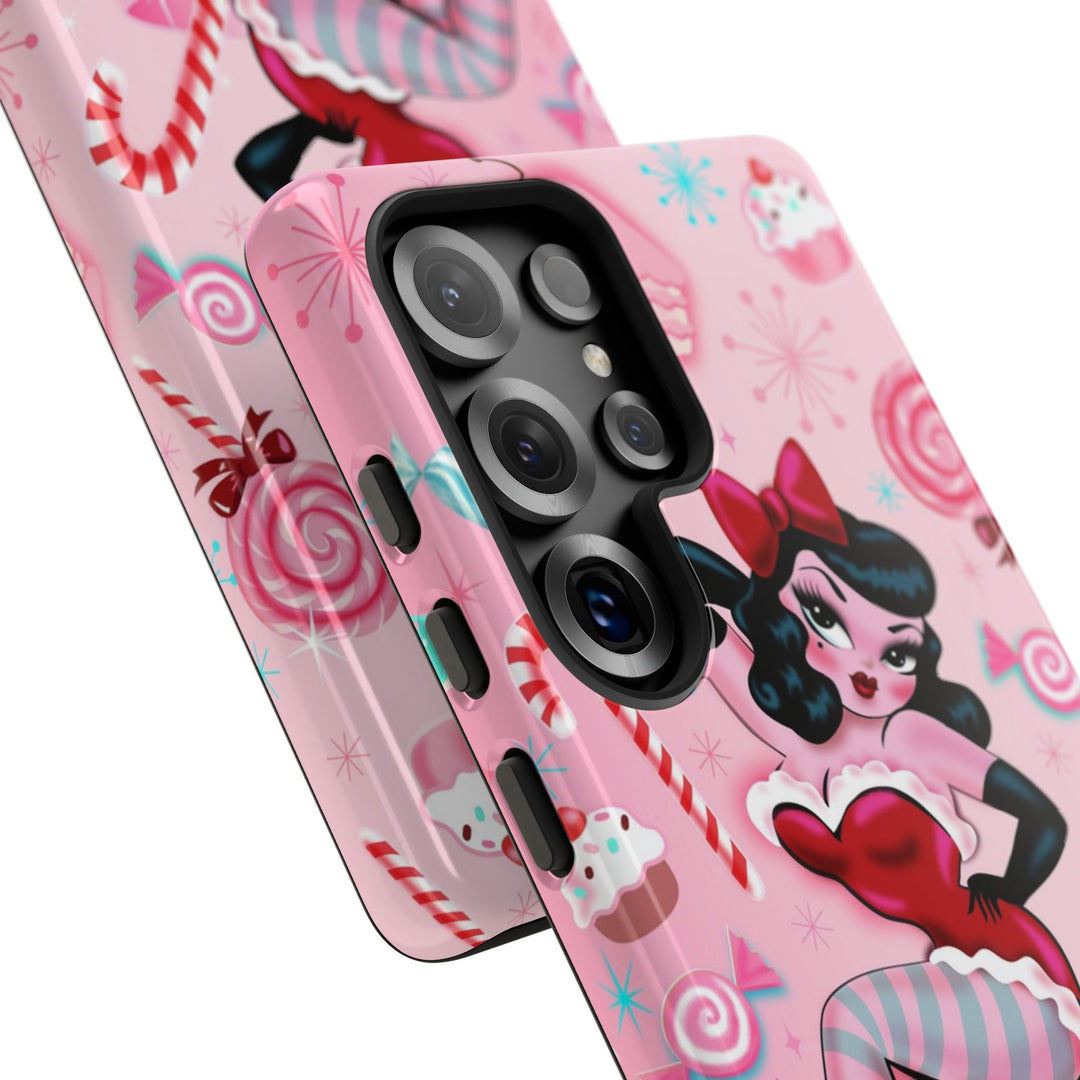 Candy Cane Martini Girl • Case Mate Galaxy S7 & S9 Slim Phone Case