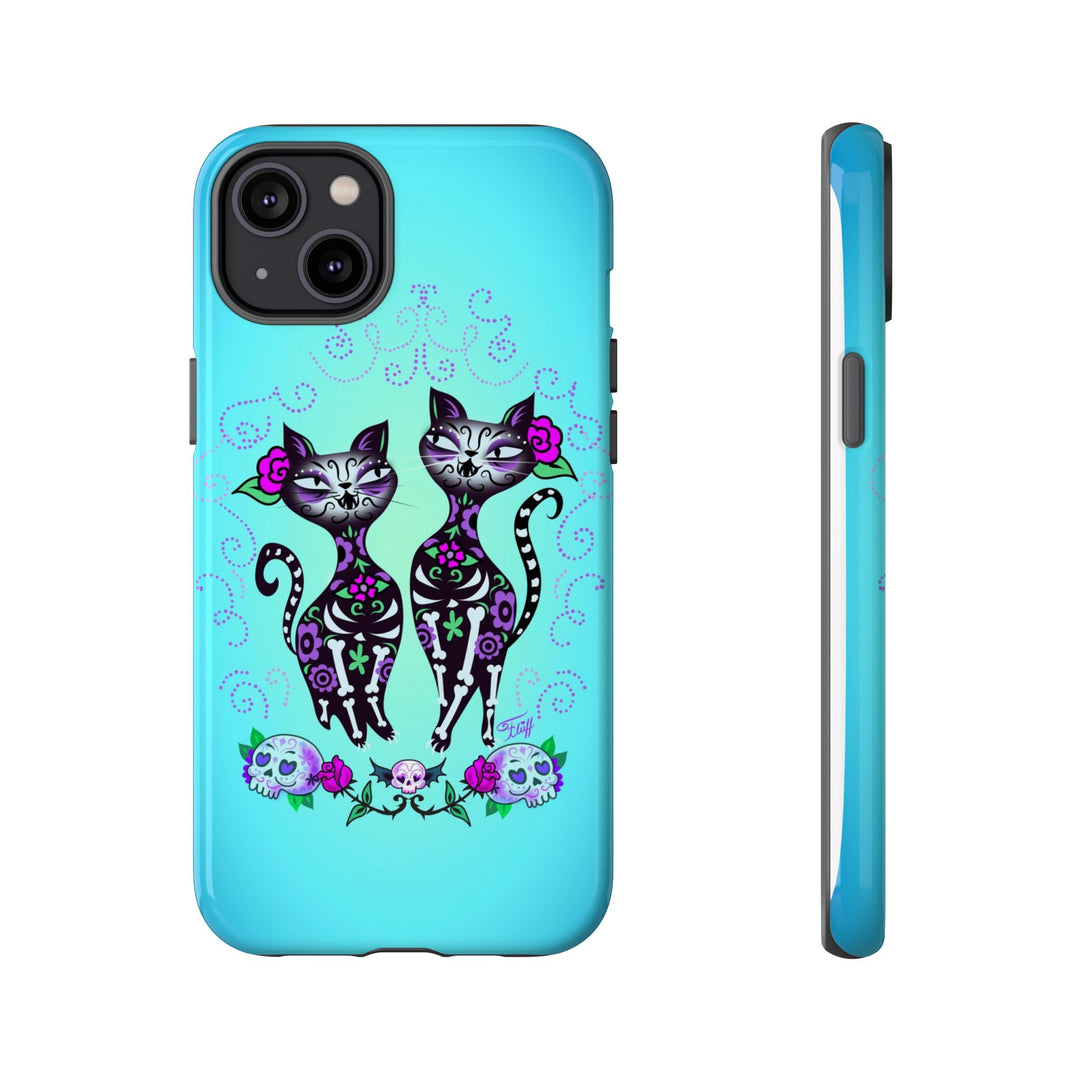 Sugar Skull Cats • Tough Phone Case