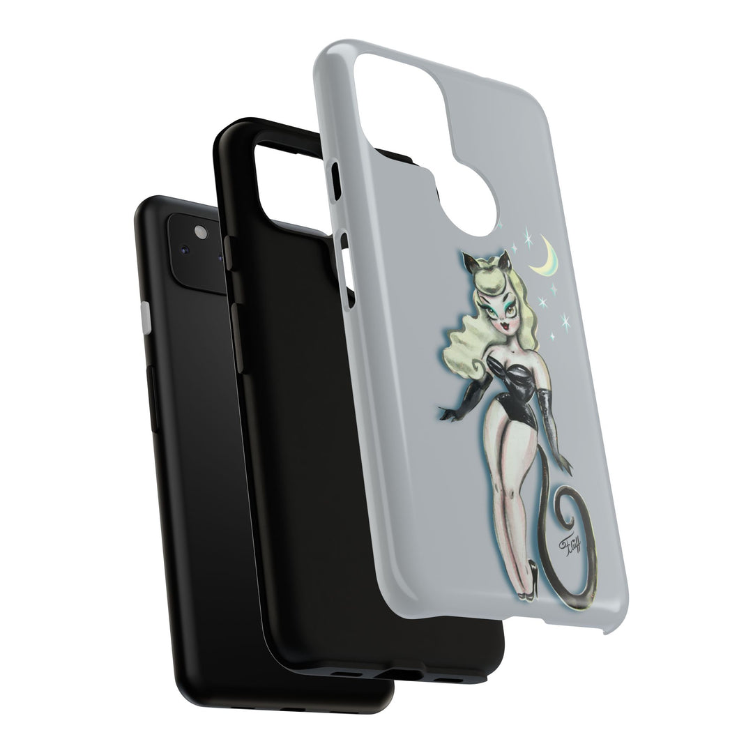 Blonde Cat Girl • Tough Phone Case