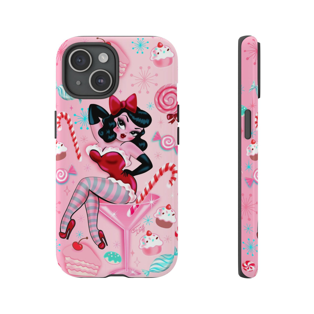 Candy Cane Martini Girl • Case Mate Galaxy S7 & S9 Slim Phone Case