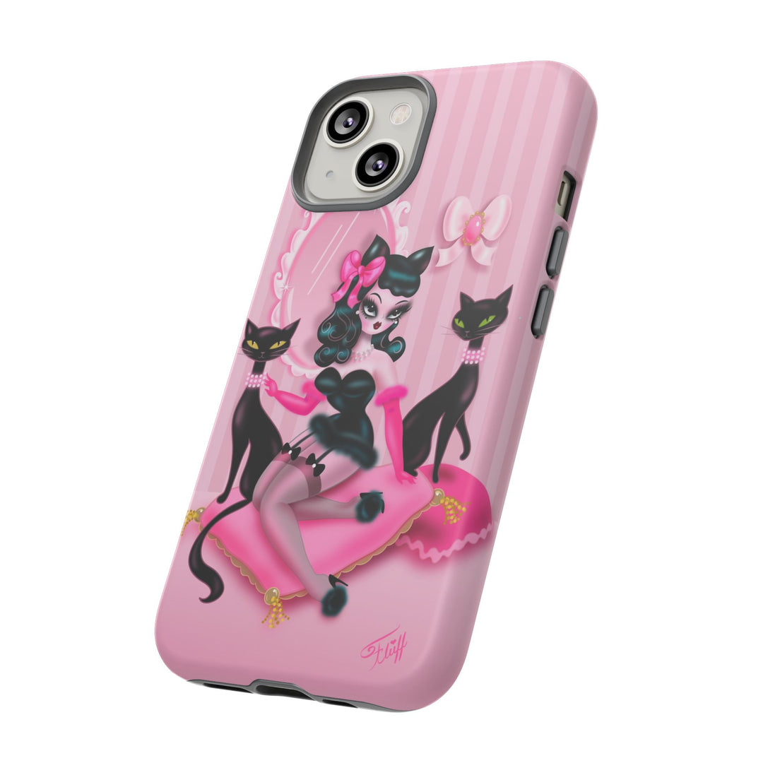 Kitten Boudoir Doll • Tough Phone Case