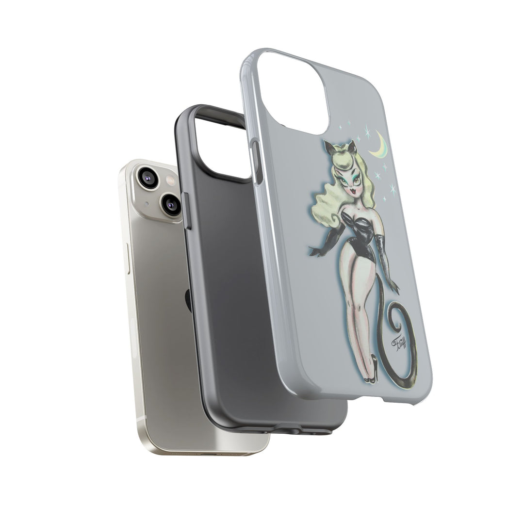 Blonde Cat Girl • Tough Phone Case