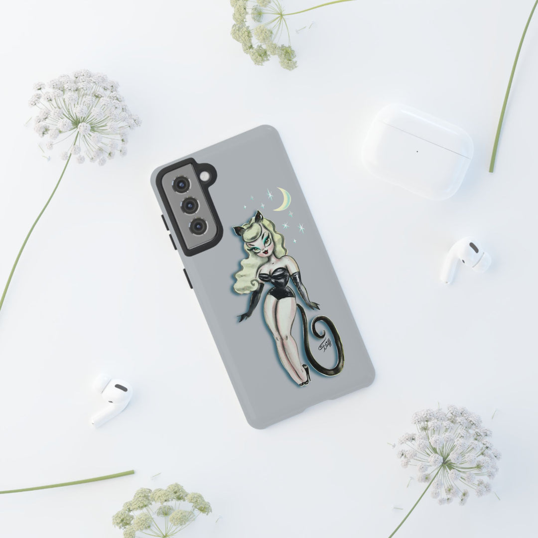 Blonde Cat Girl • Tough Phone Case