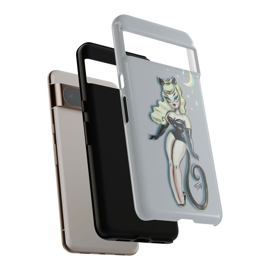 Blonde Cat Girl • Tough Phone Case