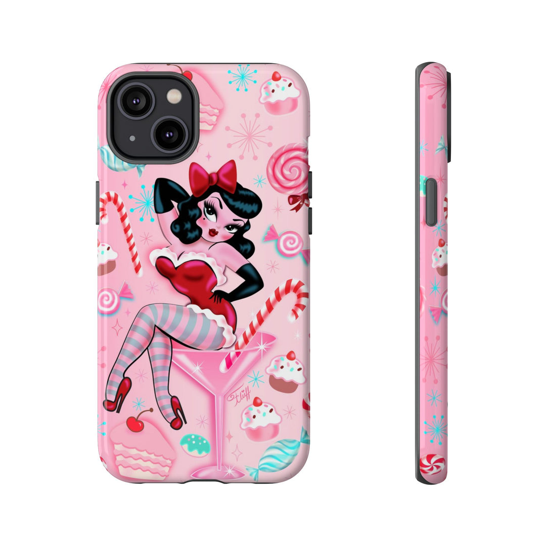 Candy Cane Martini Girl • Case Mate Galaxy S7 & S9 Slim Phone Case