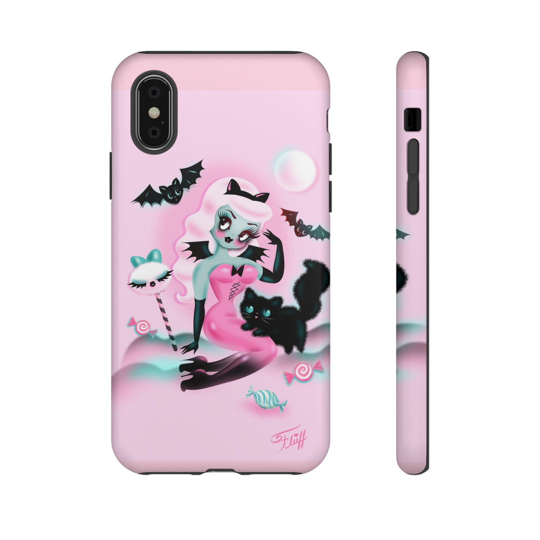 Pastel Candy Vampire with Kitty • Tough Phone Case