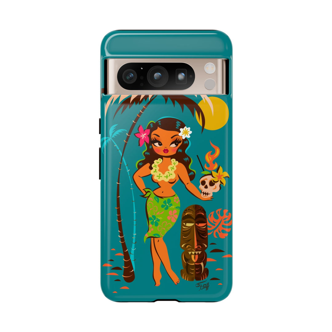 Tiki Temptress • With Skull Mug • Phone Case