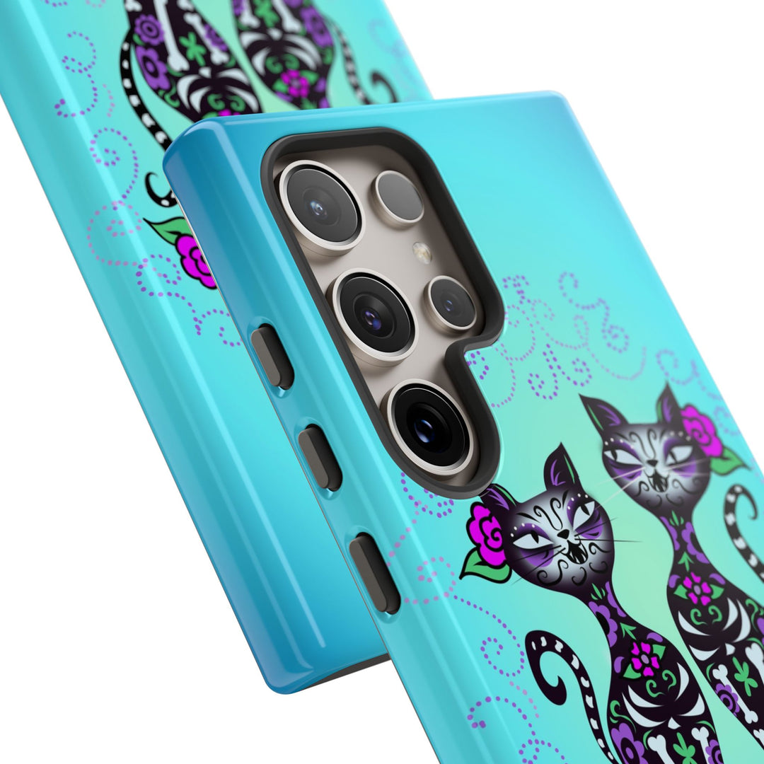 Sugar Skull Cats • Tough Phone Case