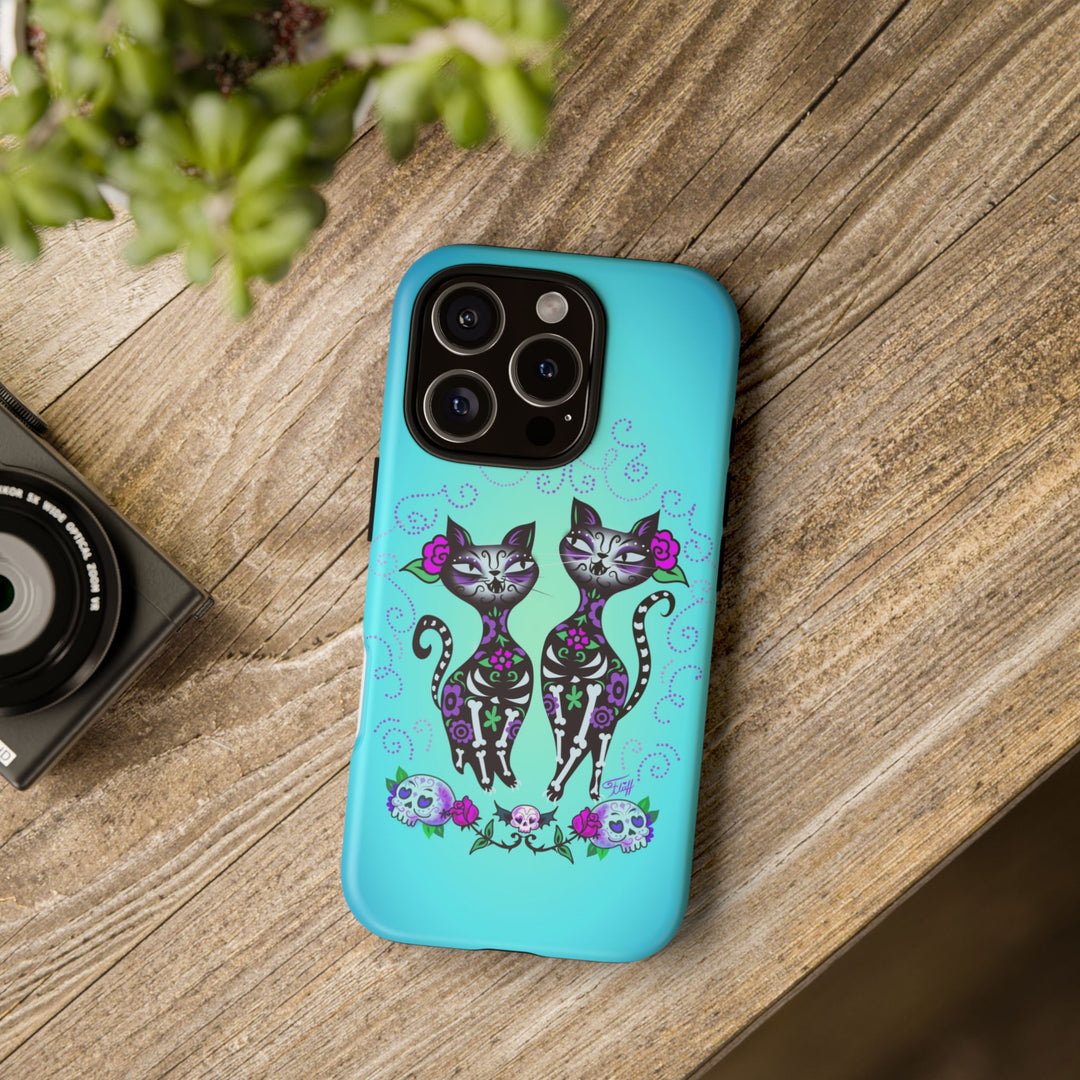 Sugar Skull Cats • Tough Phone Case