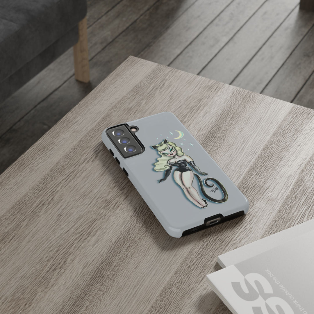 Blonde Cat Girl • Tough Phone Case