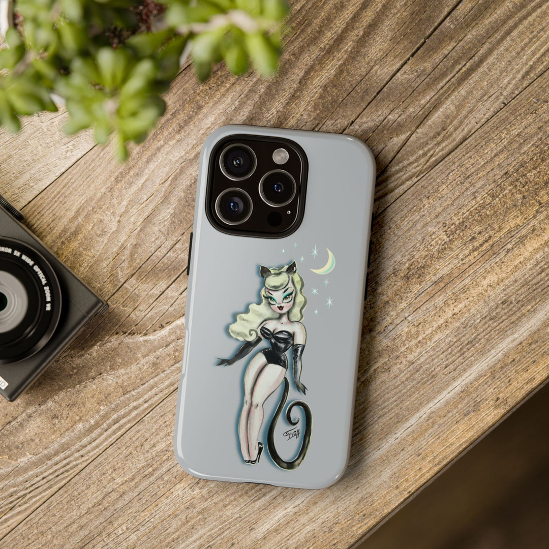 Blonde Cat Girl • Tough Phone Case