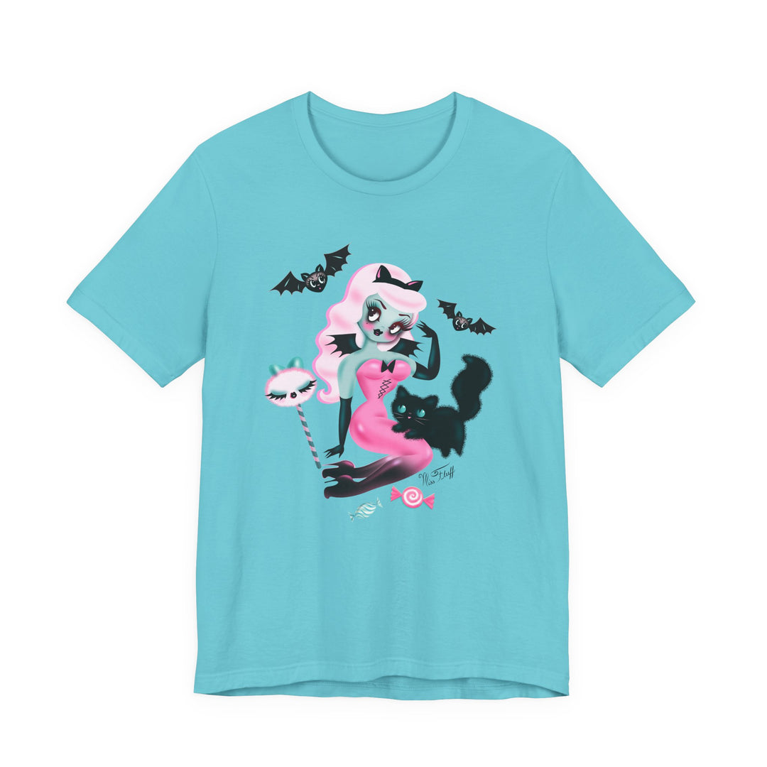 Pastel Candy Vampire with Kitty • Unisex Tee