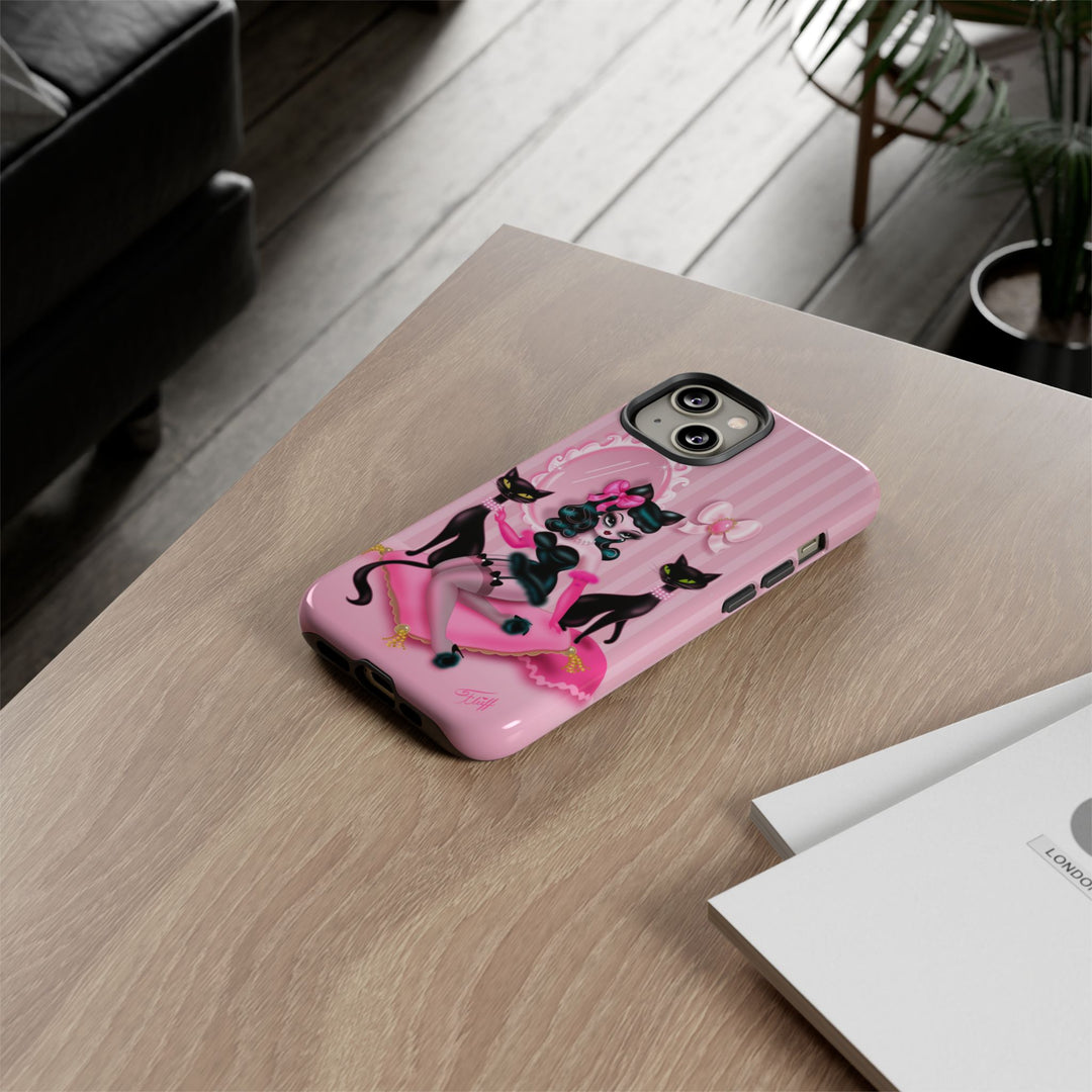 Kitten Boudoir Doll • Tough Phone Case