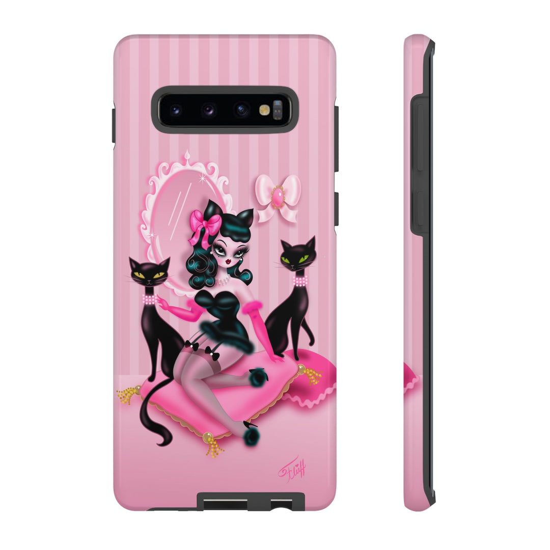 Kitten Boudoir Doll • Tough Phone Case