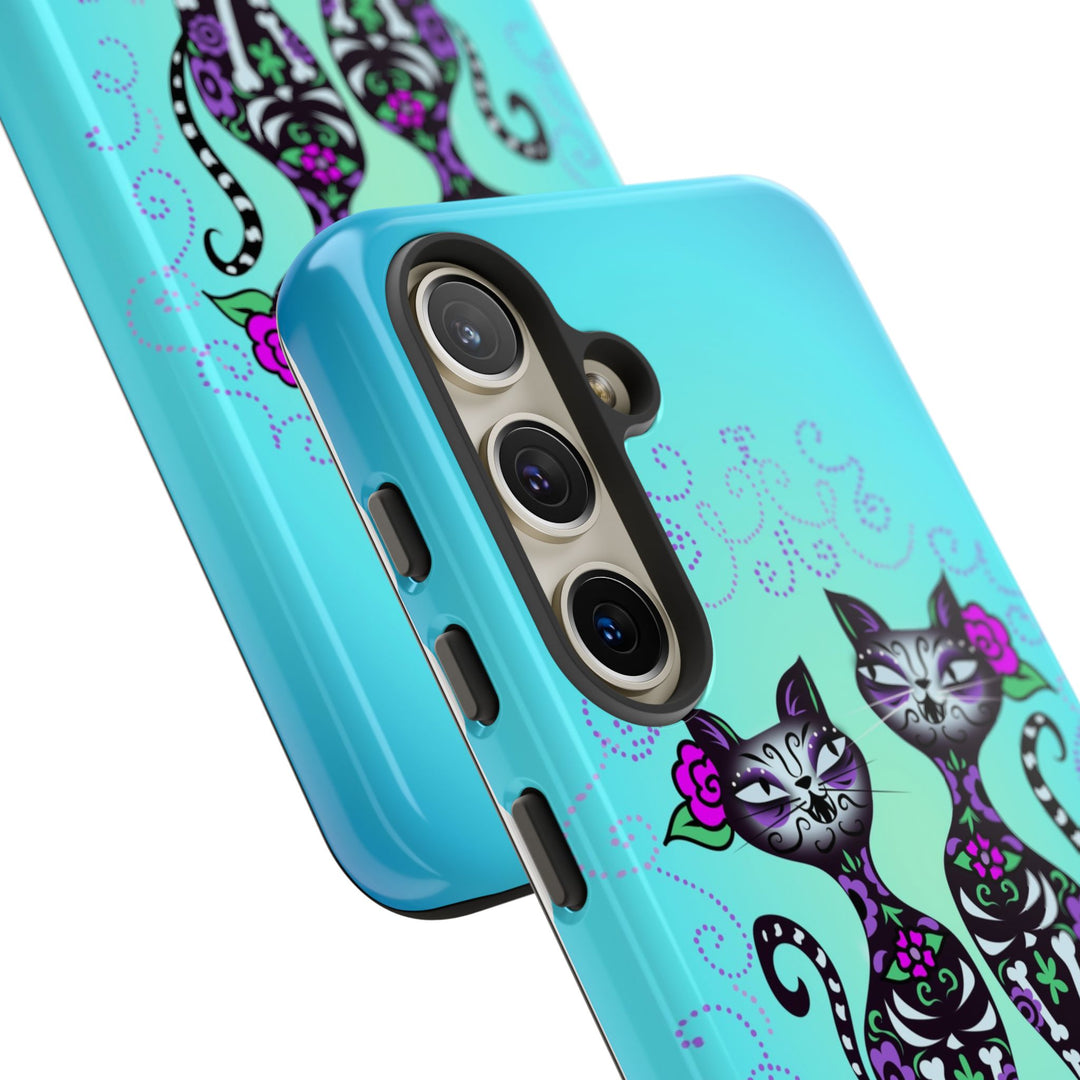 Sugar Skull Cats • Tough Phone Case