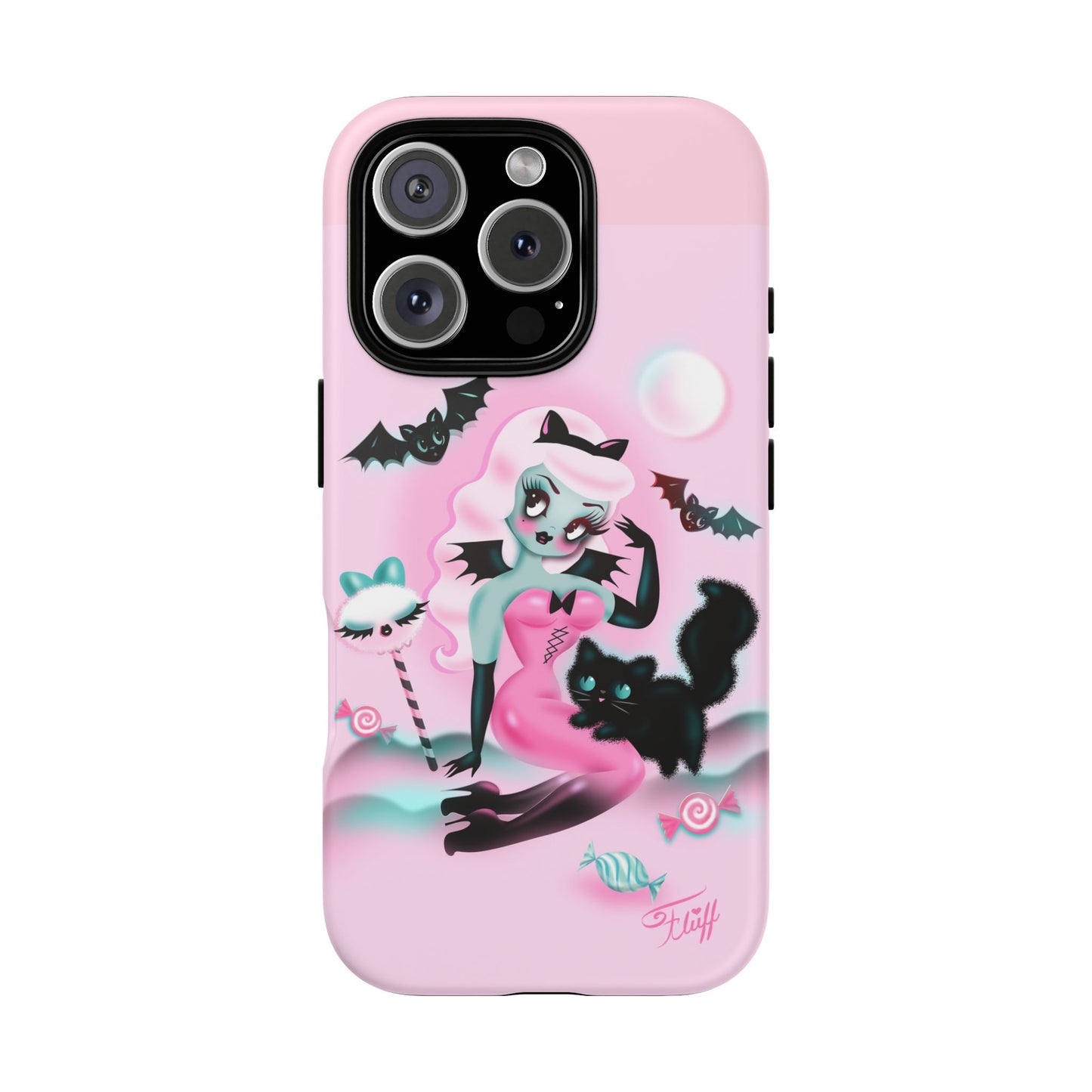 Pastel Candy Vampire with Kitty • Tough Phone Case