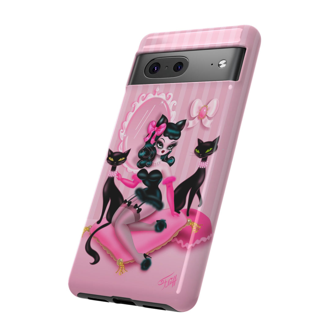 Kitten Boudoir Doll • Tough Phone Case