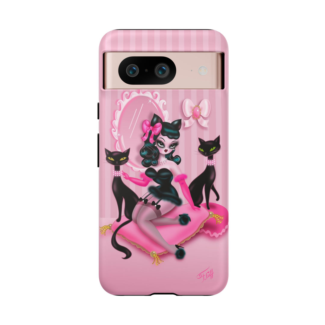 Kitten Boudoir Doll • Tough Phone Case