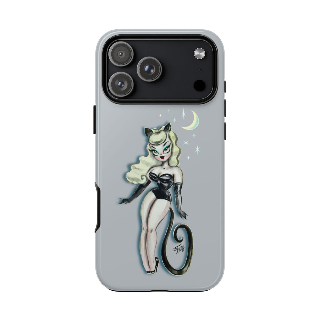Blonde Cat Girl • Tough Phone Case