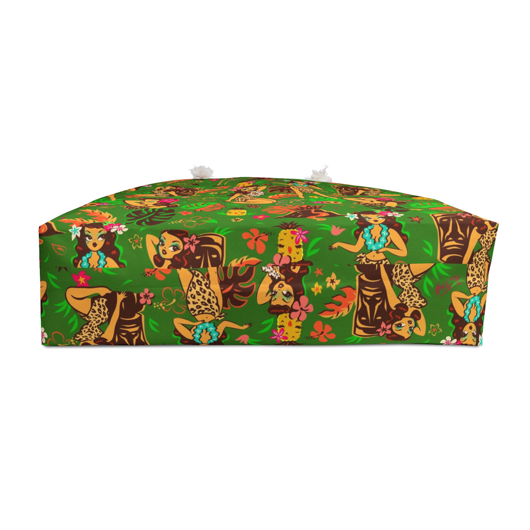 Tiki Temptress on Green • Weekender Bag