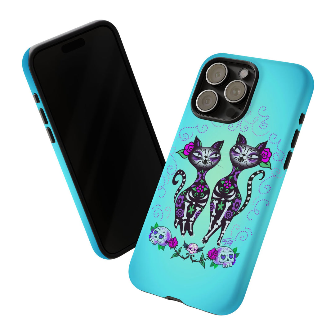 Sugar Skull Cats • Tough Phone Case