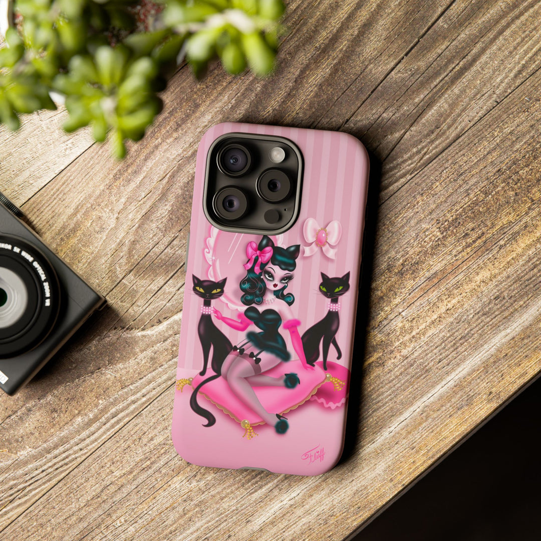 Kitten Boudoir Doll • Tough Phone Case