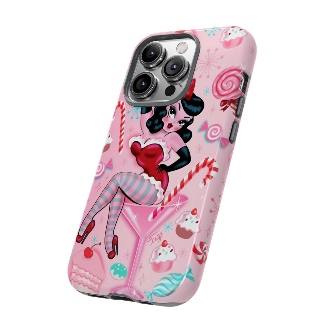 Candy Cane Martini Girl • Case Mate Galaxy S7 & S9 Slim Phone Case