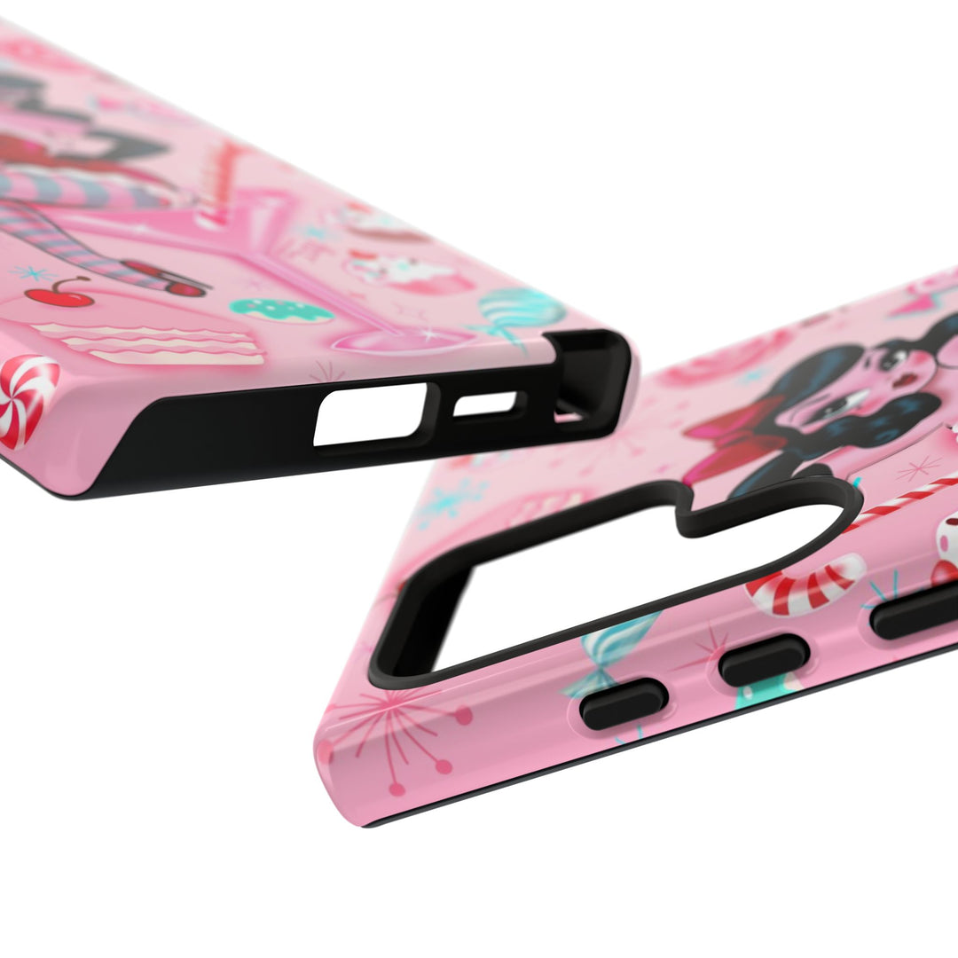Candy Cane Martini Girl • Case Mate Galaxy S7 & S9 Slim Phone Case