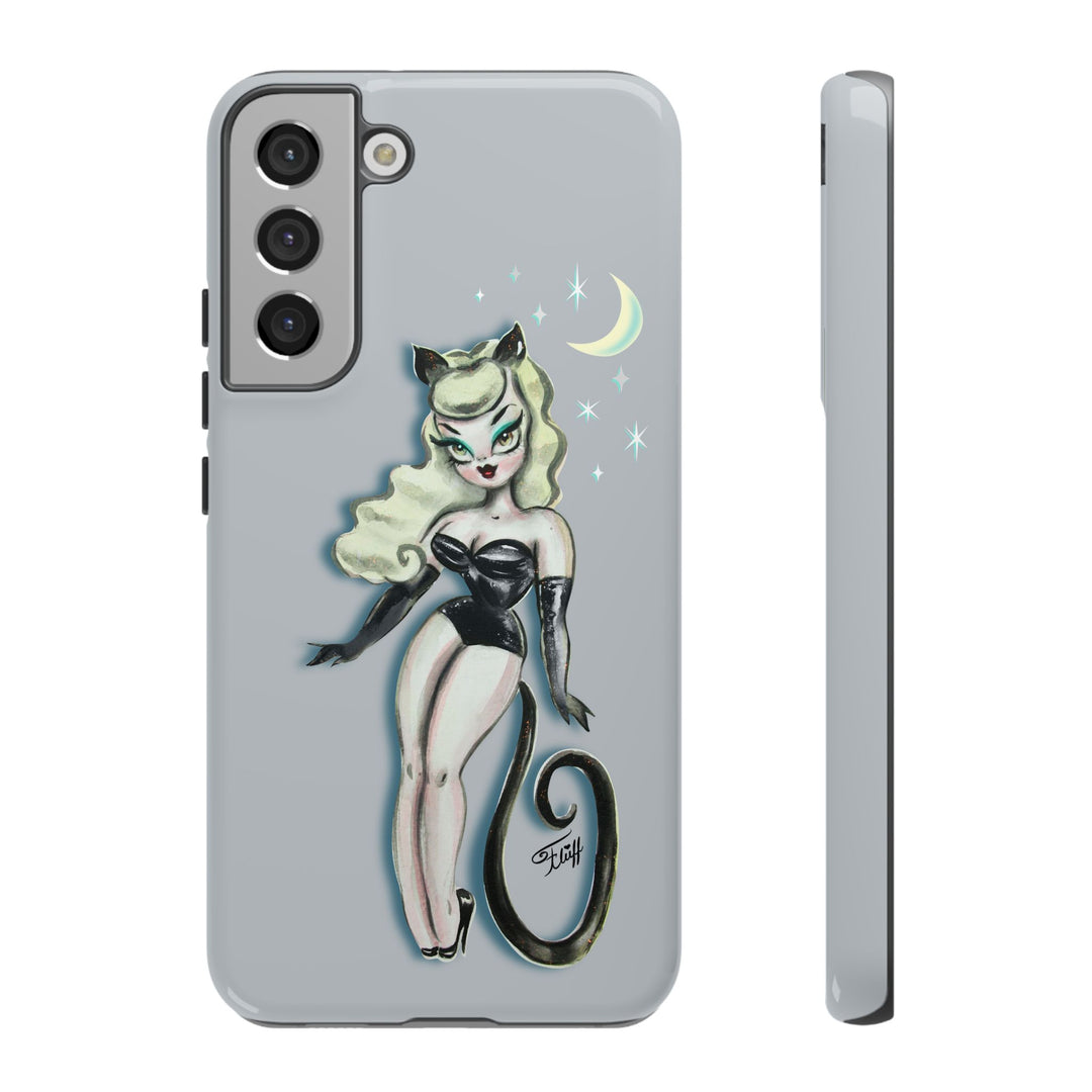 Blonde Cat Girl • Tough Phone Case