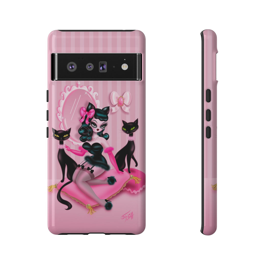 Kitten Boudoir Doll • Tough Phone Case