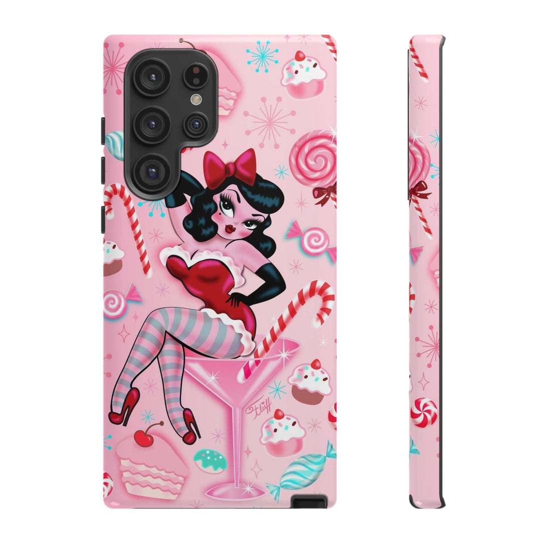 Candy Cane Martini Girl • Case Mate Galaxy S7 & S9 Slim Phone Case