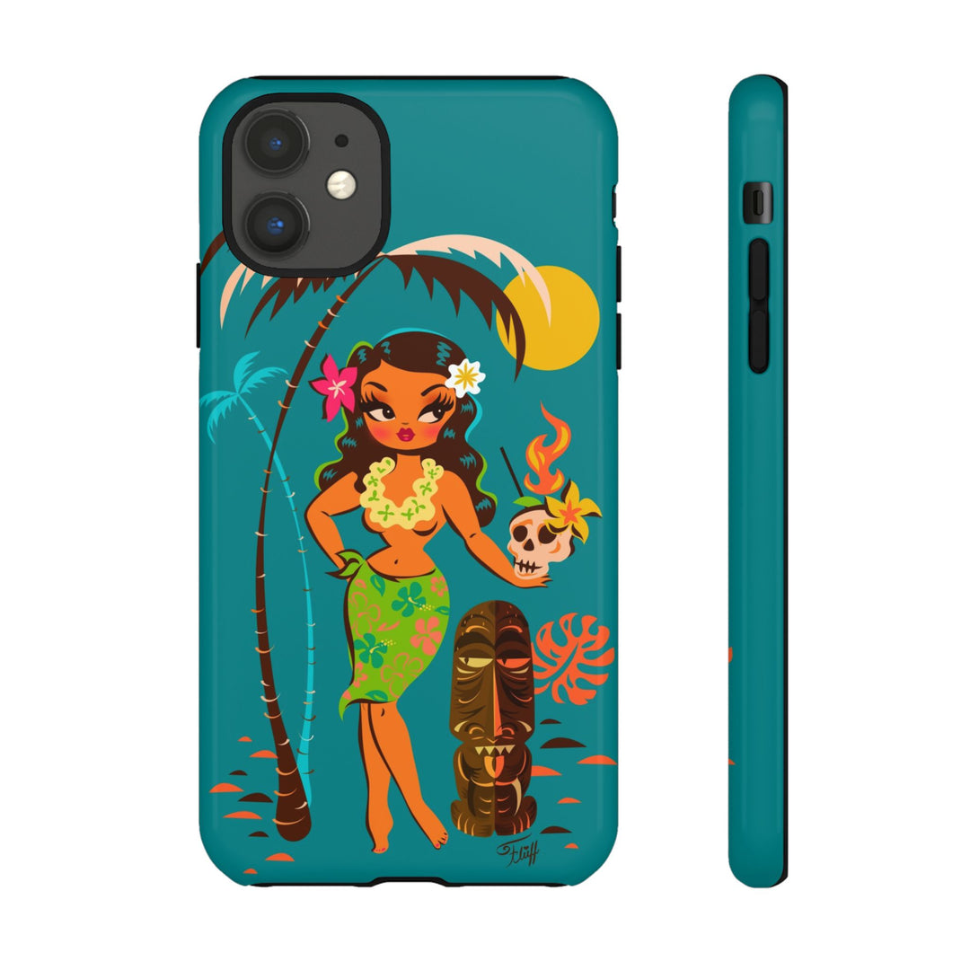 Tiki Temptress • With Skull Mug • Phone Case