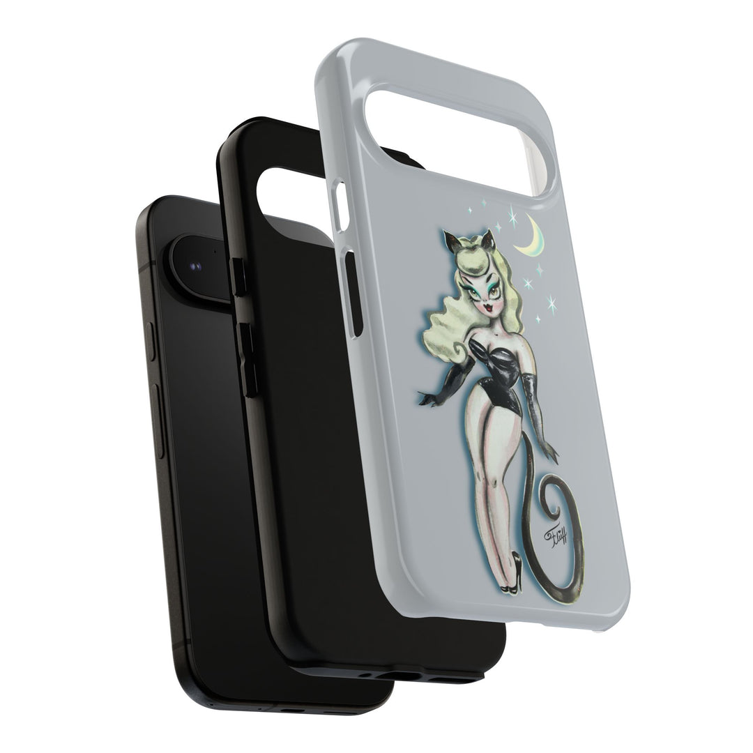 Blonde Cat Girl • Tough Phone Case