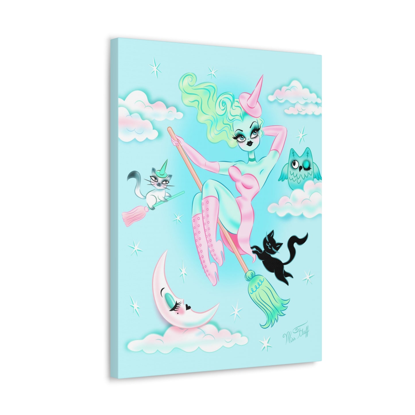 Pink Witch • Canvas Gallery Wrap