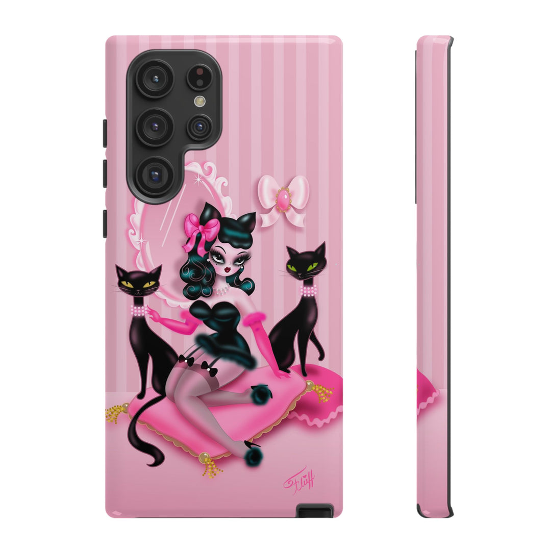 Kitten Boudoir Doll • Tough Phone Case