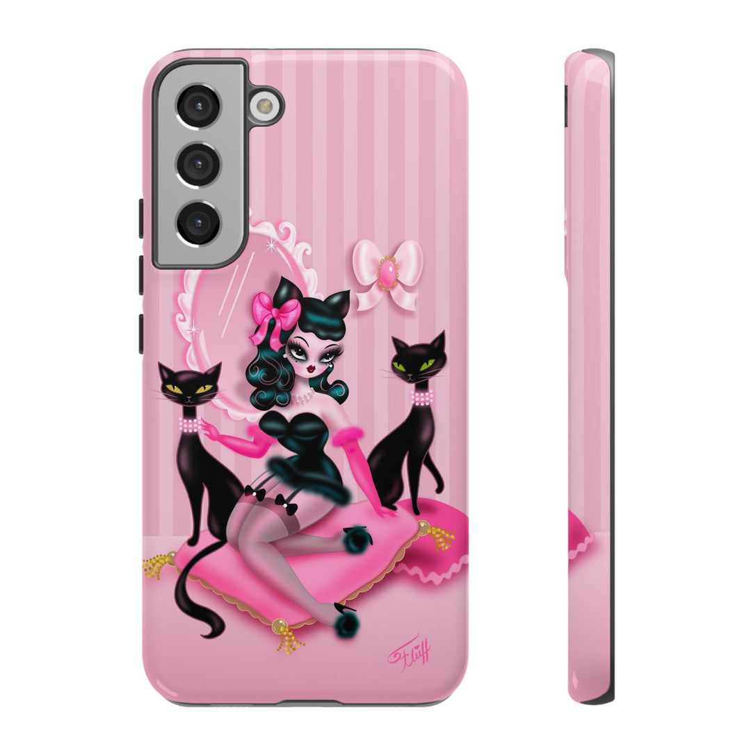 Kitten Boudoir Doll • Tough Phone Case